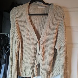 Beige cardigan, size small